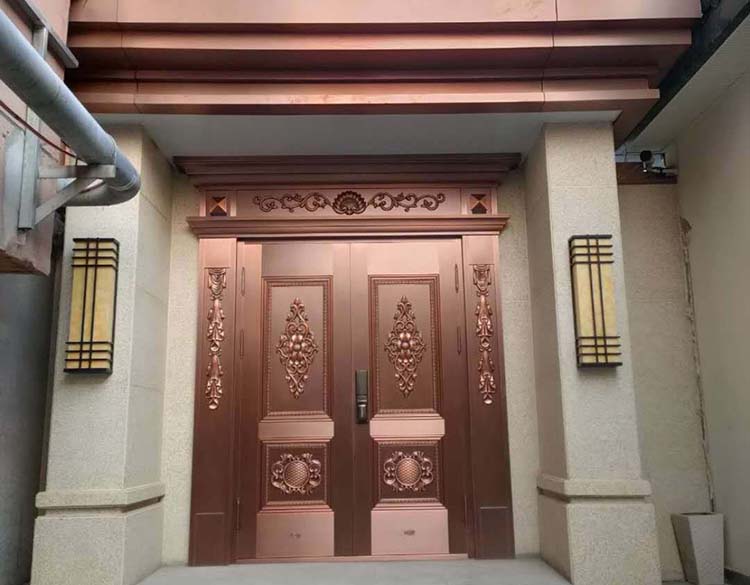 西安地产公司办公室铜门