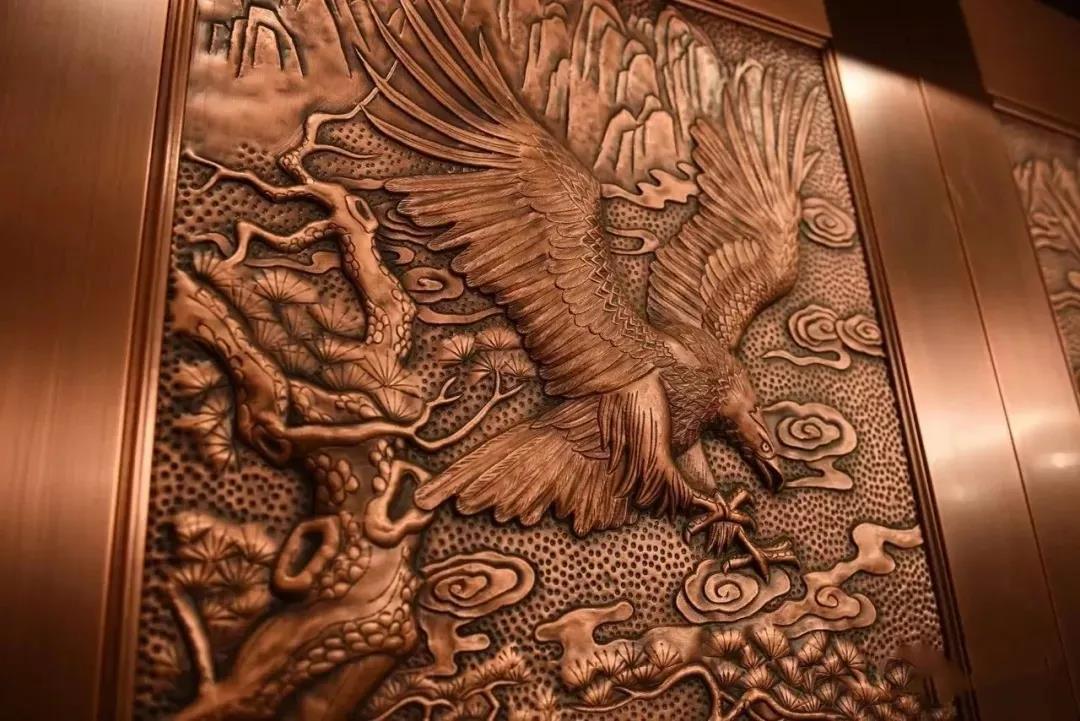 西安天卓铜壁画作品
