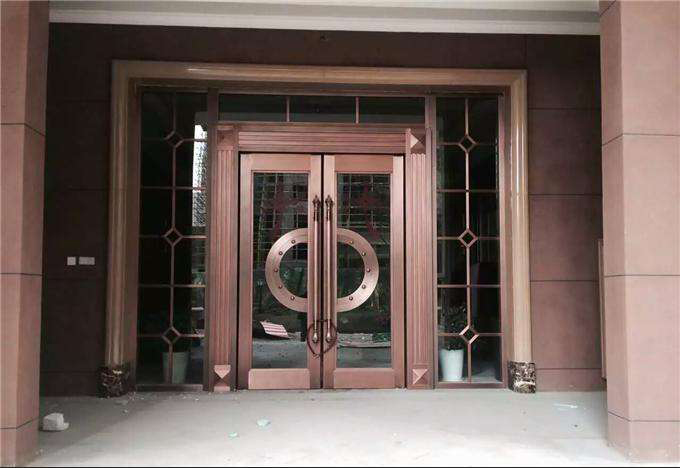 十二道加工工艺的西安天卓铜门，为家注入灵魂