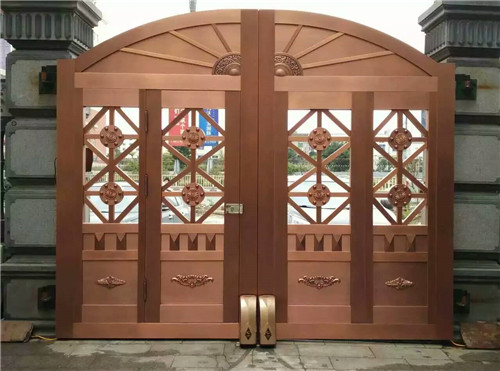 庭院自动铜门